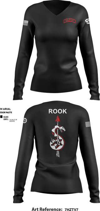 Women's Long Sleeve Vneck Shirt, , Army, Teamtime, Team time, sublimation, custom sports apparel, team uniforms, spirit wear, spiritwear, sports uniforms, custom shirts, team store, custom team store, fundraiser sports, apparel fundraiser