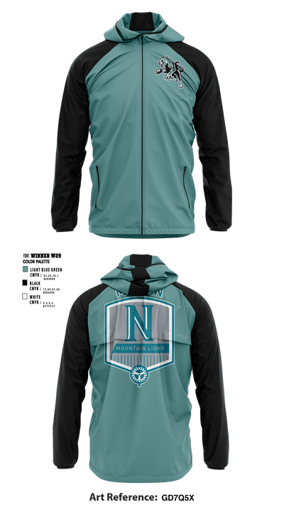 Muchin College Prep 9699574 Windbreaker - 1