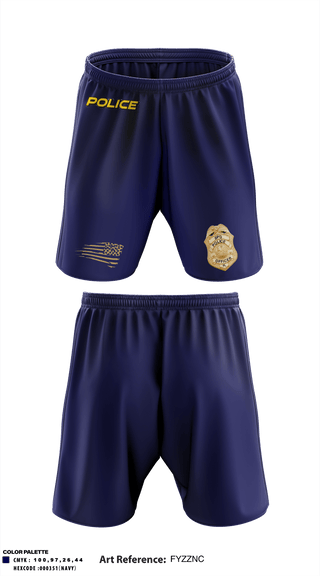 Athletic Shorts With Pockets, , Police, Teamtime, Team time, sublimation, custom sports apparel, team uniforms, spirit wear, spiritwear, sports uniforms, custom shirts, team store, custom team store, fundraiser sports, apparel fundraiser