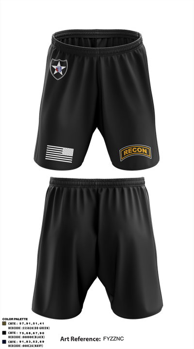 Recon 75963239 Athletic Shorts With Pockets - 2