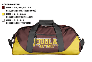Duffle Bag, Douglas Byrd High School, Spirit Store, Teamtime, Team time, sublimation, custom sports apparel, team uniforms, spirit wear, spiritwear, sports uniforms, custom shirts, team store, custom team store, fundraiser sports, apparel fundraiser