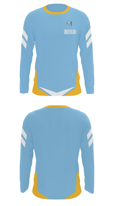 Grand Rapids Christian High School Soccer 59888059 Long Sleeve Performance Shirt - 26