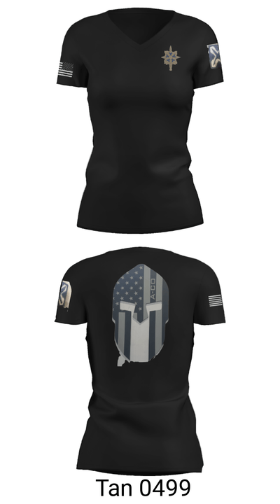 Alpha Company 223MI 2860942 Women's Short Sleeve V-neck Shirt - 23