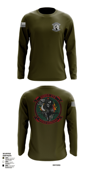 Long Sleeve Performance Shirt, MWSS-272, Marines, Teamtime, Team time, sublimation, custom sports apparel, team uniforms, spirit wear, spiritwear, sports uniforms, custom shirts, team store, custom team store, fundraiser sports, apparel fundraiser