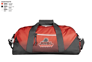 Duffle Bag, Radcliff Youth Basketball League, Men's Basketball, Teamtime, Team time, sublimation, custom sports apparel, team uniforms, spirit wear, spiritwear, sports uniforms, custom shirts, team store, custom team store, fundraiser sports, apparel fundraiser