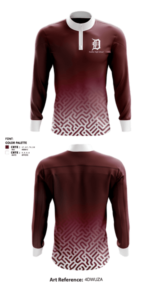 Quarter Zip Jacket, Deshler High School, Spirit Store, Teamtime, Team time, sublimation, custom sports apparel, team uniforms, spirit wear, spiritwear, sports uniforms, custom shirts, team store, custom team store, fundraiser sports, apparel fundraiser