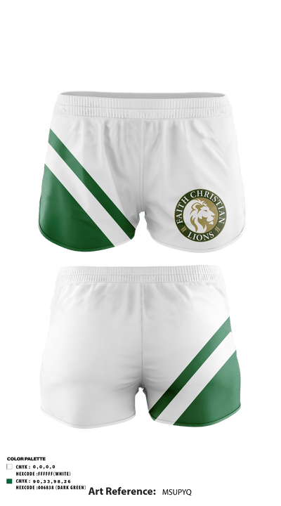 Faith Christian School Track 8170365 Track Shorts - 3