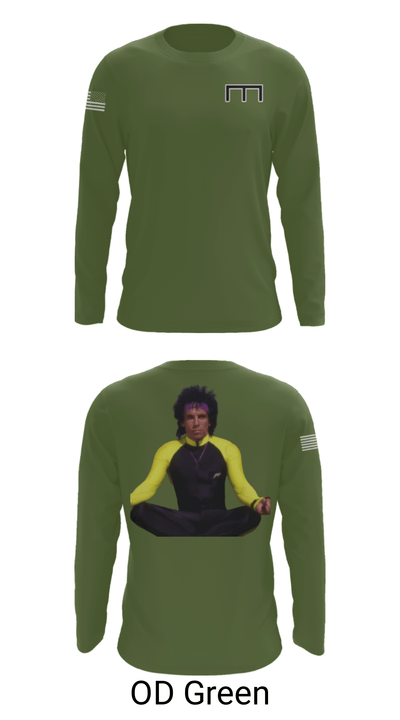 1st SQD, 1st PLT, A Co 588 BEB 11462606 Long Sleeve Performance Shirt - 16