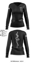 Charlie 19199497 Women's Long Sleeve V-neck Shirt - 3