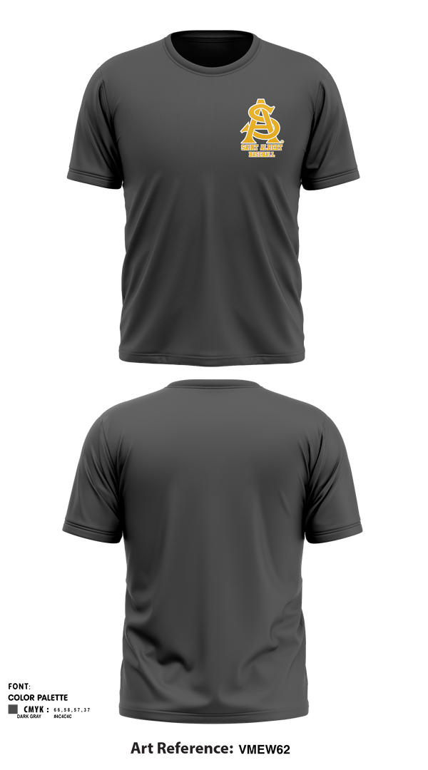 Short Sleeve Performance Shirt, Saint Albert High School Baseball, Baseball, Teamtime, Team time, sublimation, custom sports apparel, team uniforms, spirit wear, spiritwear, sports uniforms, custom shirts, team store, custom team store, fundraiser sports, apparel fundraiser