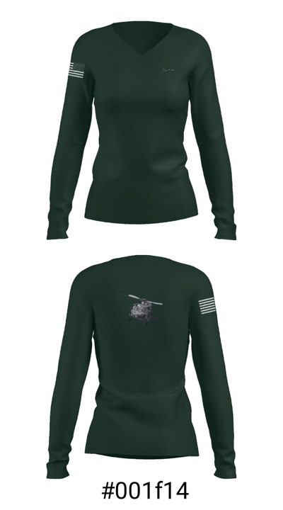 HSC-8 7797880 Women's Long Sleeve V-neck Shirt - 37