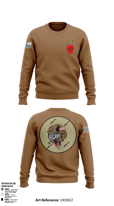 A co 1-111th MTR 82316026 Crew Neck Sweatshirt - 1