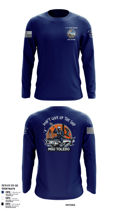 MSU Toledo 42341153 Long Sleeve Performance Shirt - 3
