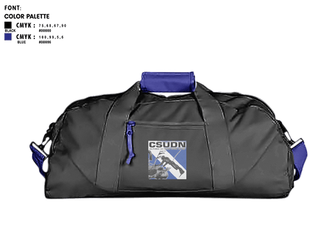 Duffle Bag, CSUDN- California Sea Urchin Divers NetworkCSUDN- California Sea Urchin Divers Network, , Teamtime, Team time, sublimation, custom sports apparel, team uniforms, spirit wear, spiritwear, sports uniforms, custom shirts, team store, custom team store, fundraiser sports, apparel fundraiser