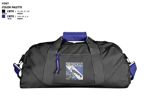 Duffle Bag, CSUDN- California Sea Urchin Divers NetworkCSUDN- California Sea Urchin Divers Network, , Teamtime, Team time, sublimation, custom sports apparel, team uniforms, spirit wear, spiritwear, sports uniforms, custom shirts, team store, custom team store, fundraiser sports, apparel fundraiser