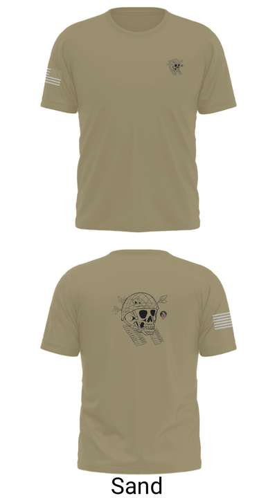 Weapons squad 2nd platoon A co 2-506IN 55687948 Short Sleeve Performance Shirt - 36