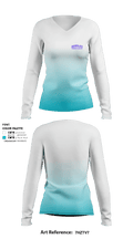 Aguilas 40911973 Women's Long Sleeve V-neck Shirt - 1
