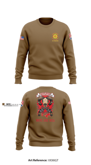 Crew Neck Sweatshirt, , Army, Teamtime, Team time, sublimation, custom sports apparel, team uniforms, spirit wear, spiritwear, sports uniforms, custom shirts, team store, custom team store, fundraiser sports, apparel fundraiser