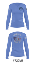 Uss Eisenhower 48990144 Women's Long Sleeve V-neck Shirt - 37