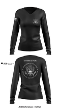 Firearms Training Unit 93026000 Women's Long Sleeve V-neck Shirt - 4