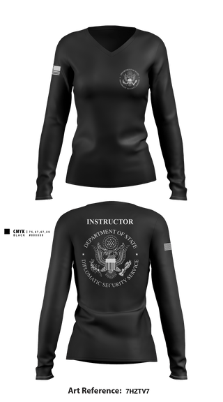Women's Long Sleeve Vneck Shirt, , Police, Teamtime, Team time, sublimation, custom sports apparel, team uniforms, spirit wear, spiritwear, sports uniforms, custom shirts, team store, custom team store, fundraiser sports, apparel fundraiser