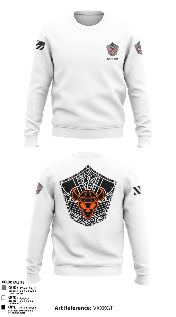 Crew Neck Sweatshirt, 329TH CWC, Army, Teamtime, Team time, sublimation, custom sports apparel, team uniforms, spirit wear, spiritwear, sports uniforms, custom shirts, team store, custom team store, fundraiser sports, apparel fundraiser