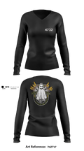 4732 18067014 Women's Long Sleeve V-neck Shirt - 4
