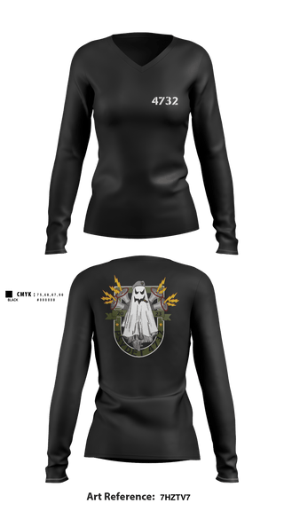 Women's Long Sleeve Vneck Shirt, , Army, Teamtime, Team time, sublimation, custom sports apparel, team uniforms, spirit wear, spiritwear, sports uniforms, custom shirts, team store, custom team store, fundraiser sports, apparel fundraiser