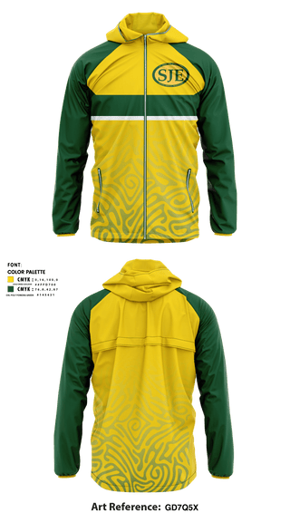 Windbreaker, St John The Evangelist School, Spirit Store, Teamtime, Team time, sublimation, custom sports apparel, team uniforms, spirit wear, spiritwear, sports uniforms, custom shirts, team store, custom team store, fundraiser sports, apparel fundraiser