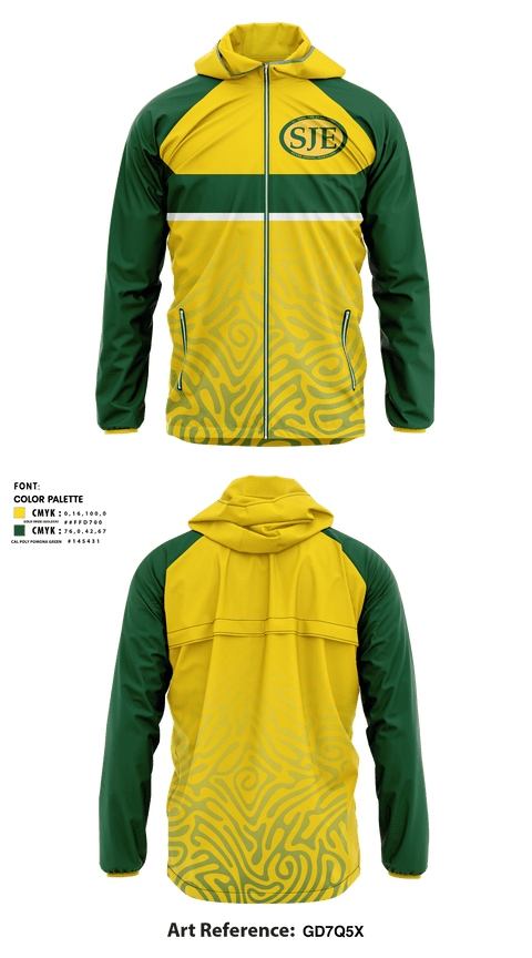 Windbreaker, St John The Evangelist School, Spirit Store, Teamtime, Team time, sublimation, custom sports apparel, team uniforms, spirit wear, spiritwear, sports uniforms, custom shirts, team store, custom team store, fundraiser sports, apparel fundraiser
