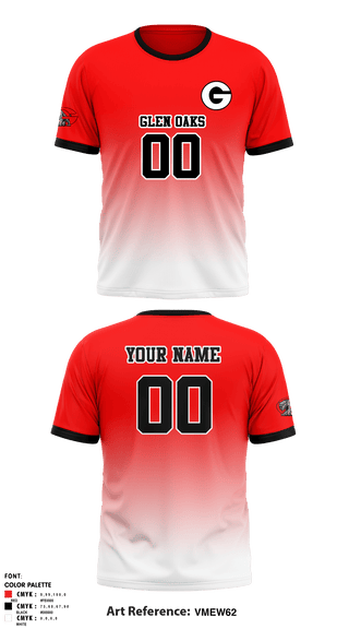 Short Sleeve Performance Shirt, Glen Oaks High School Volleyball, Men's Volleyball, Teamtime, Team time, sublimation, custom sports apparel, team uniforms, spirit wear, spiritwear, sports uniforms, custom shirts, team store, custom team store, fundraiser sports, apparel fundraiser