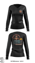 Rumpythemonkey 9981007 Women's Long Sleeve V-neck Shirt - 2