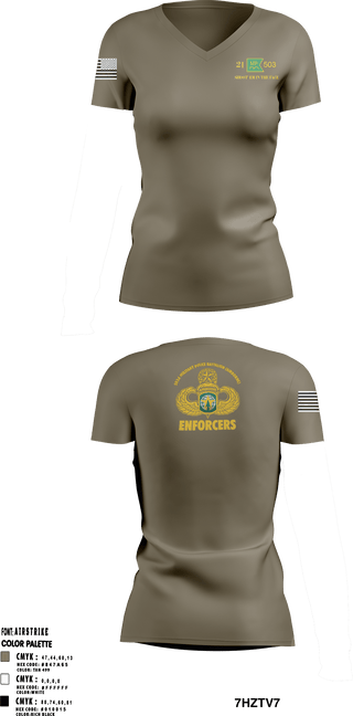 Women's Short Sleeve Vneck Shirt, 21ST MILITARY POLICE COMPANY (AIRBORNE), Army, Teamtime, Team time, sublimation, custom sports apparel, team uniforms, spirit wear, spiritwear, sports uniforms, custom shirts, team store, custom team store, fundraiser sports, apparel fundraiser