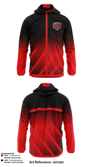 Windbreaker, Brandon Valley High School Soccer, Men's Soccer, Teamtime, Team time, sublimation, custom sports apparel, team uniforms, spirit wear, spiritwear, sports uniforms, custom shirts, team store, custom team store, fundraiser sports, apparel fundraiser