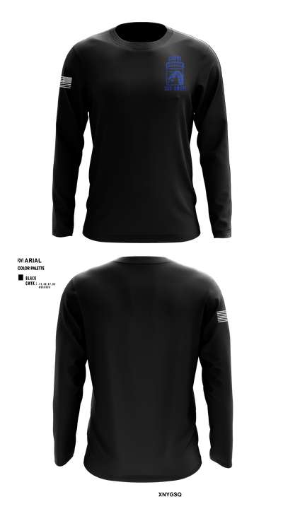 XVIII AIRBORNE CORPS 70736861 Long Sleeve Performance Shirt - 1