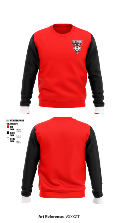 Othello High School Volleyball 2375763 Crew Neck Sweatshirt - 1