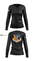 WBHS AFJROTC 46215478 Women's Long Sleeve V-neck Shirt - 1
