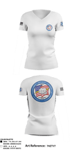 UGSOA 71557714 Women's Short Sleeve V-neck Shirt - 2