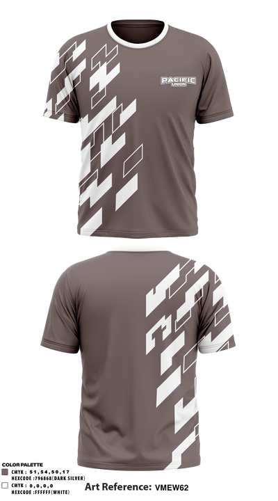 Pacific Union Elementary School 14992964 Short Sleeve Performance Shirt - 1