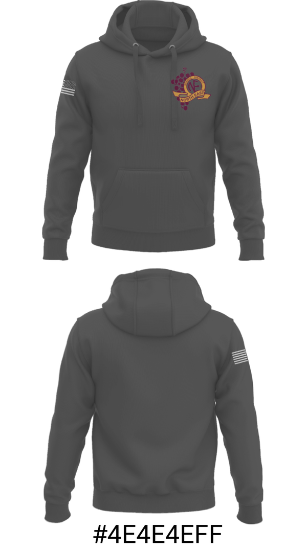 Hoodie, North East High School Volleyball, Men's Volleyball, Teamtime, Team time, sublimation, custom sports apparel, team uniforms, spirit wear, spiritwear, sports uniforms, custom shirts, team store, custom team store, fundraiser sports, apparel fundraiser