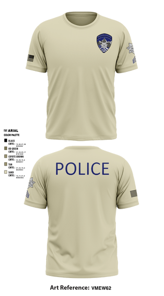 Short Sleeve Performance Shirt, Willits Little Lake JRTF, Police, Teamtime, Team time, sublimation, custom sports apparel, team uniforms, spirit wear, spiritwear, sports uniforms, custom shirts, team store, custom team store, fundraiser sports, apparel fundraiser