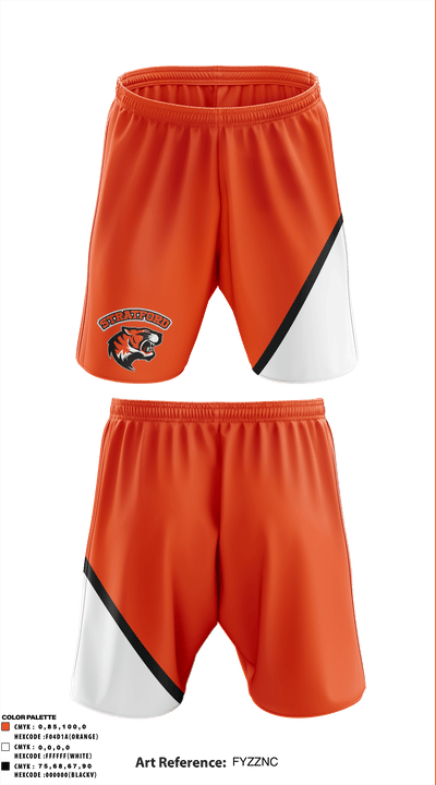 Stratford Junior High School 35860079 Athletic Shorts With Pockets - 1