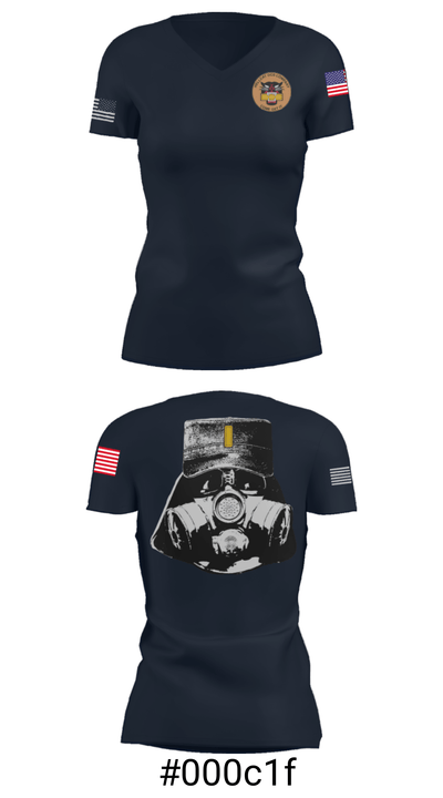 MSARNG OCS Class 66 93679555 Women's Short Sleeve V-neck Shirt - 19