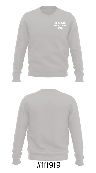 H Co 700 BSB, 1-179 FSC 68913426 Crew Neck Sweatshirt - 7