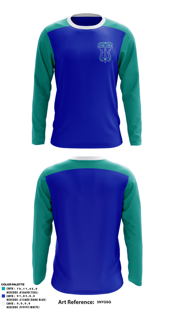 Long Sleeve Performance Shirt, South Haven Surge, Baseball, Teamtime, Team time, sublimation, custom sports apparel, team uniforms, spirit wear, spiritwear, sports uniforms, custom shirts, team store, custom team store, fundraiser sports, apparel fundraiser