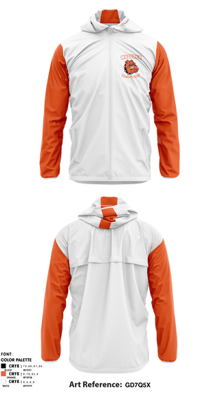 Windbreaker, Waldron High School Track, Track & Field, Teamtime, Team time, sublimation, custom sports apparel, team uniforms, spirit wear, spiritwear, sports uniforms, custom shirts, team store, custom team store, fundraiser sports, apparel fundraiser