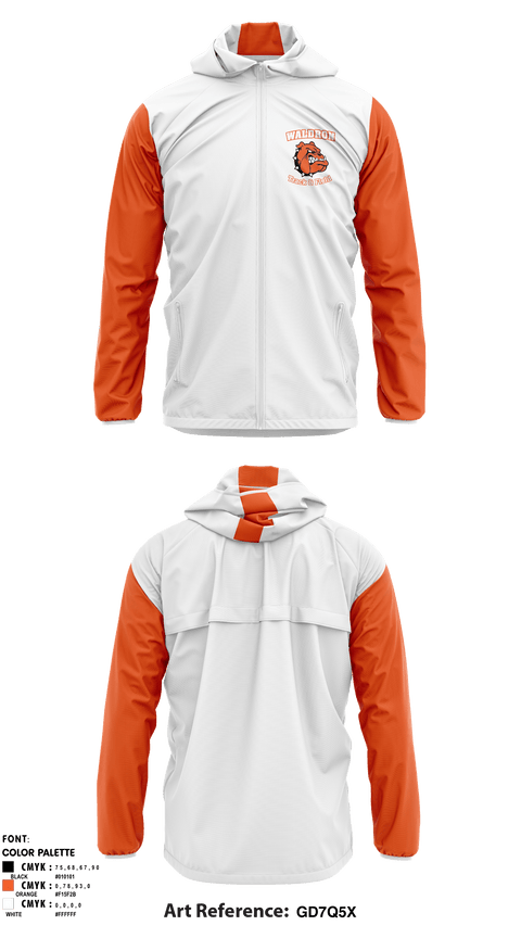 Windbreaker, Waldron High School Track, Track & Field, Teamtime, Team time, sublimation, custom sports apparel, team uniforms, spirit wear, spiritwear, sports uniforms, custom shirts, team store, custom team store, fundraiser sports, apparel fundraiser