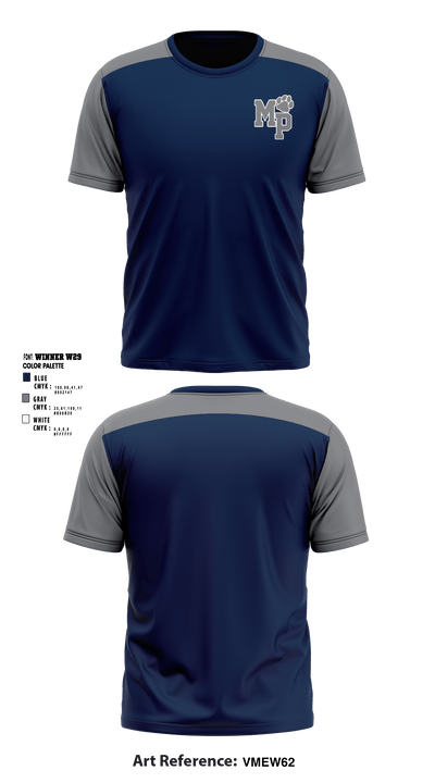 Moss Point Athletics 65498589 Short Sleeve Performance Shirt - 4