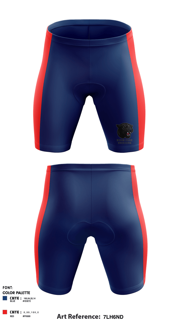 Men's Compression Shorts, Hermitage High School Wrestling, Wrestling, Teamtime, Team time, sublimation, custom sports apparel, team uniforms, spirit wear, spiritwear, sports uniforms, custom shirts, team store, custom team store, fundraiser sports, apparel fundraiser