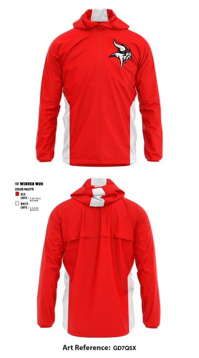 Whitehall High School Soccer 28696426 Windbreaker - 1